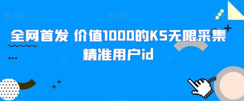 全网首发 价值1000的KS无限采集精准用户id好迷你资源网-免费知识付费资源项目下载实战训练营好迷你资源网